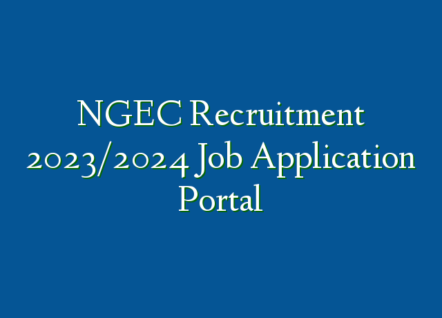 Ngec Recruitment 20232024 Job Application Portal Ng 1450