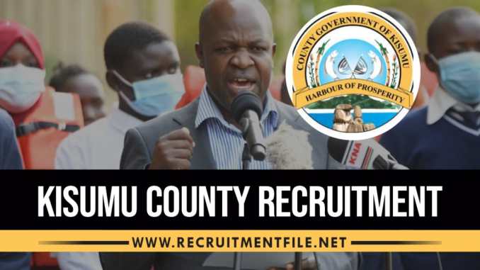 Kisumu County Recruitment 20232024 Application Form Portal Ng 2924